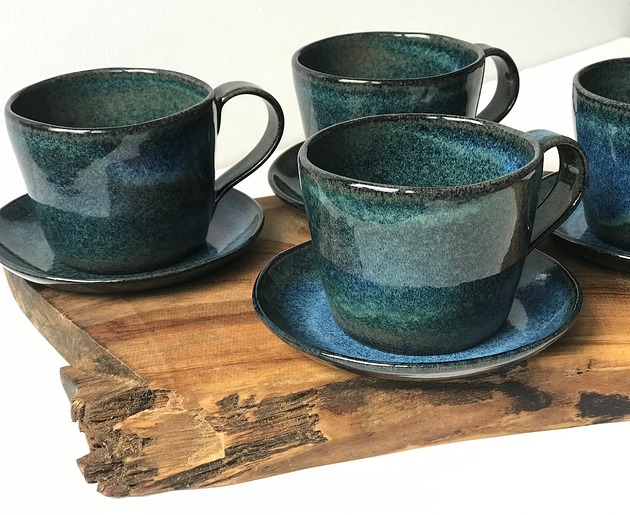 Kubek ceramiczny  Duża filiżanka Ceramika Tyka