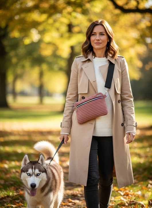 saszetka nerka Nerka torebka damska sztruksowa z portfelikiem NS06-S001