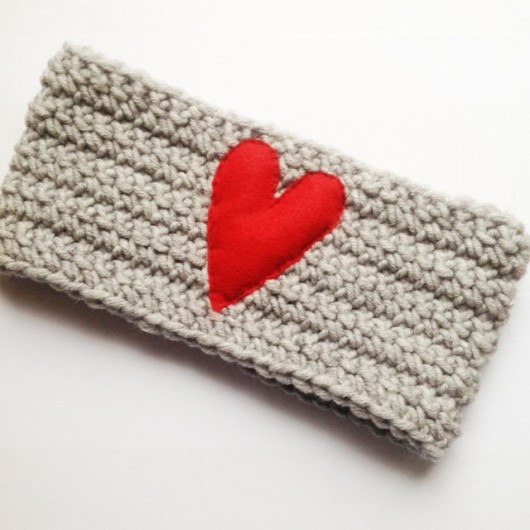 Red Heart - wełniana opaska familove