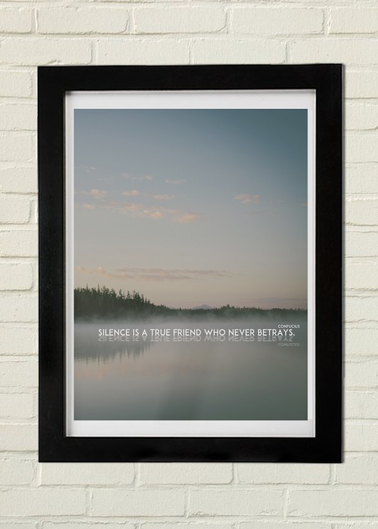 Silence Plakat 70x100 GAU Home
