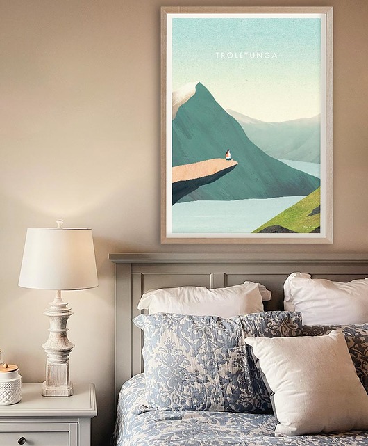 plakaty Język Trolla - Trolltunga - Norwegia  - plakat fine art