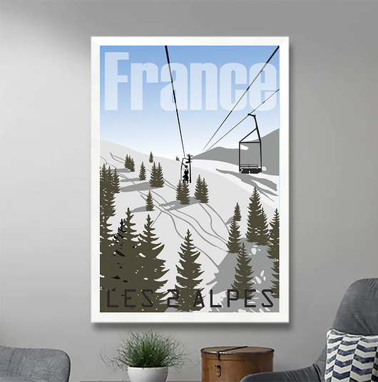 plakaty Plakat Les 2 Alpes