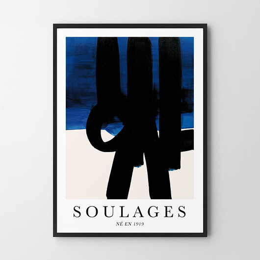 plakaty Plakat Soulages Ne en 1919