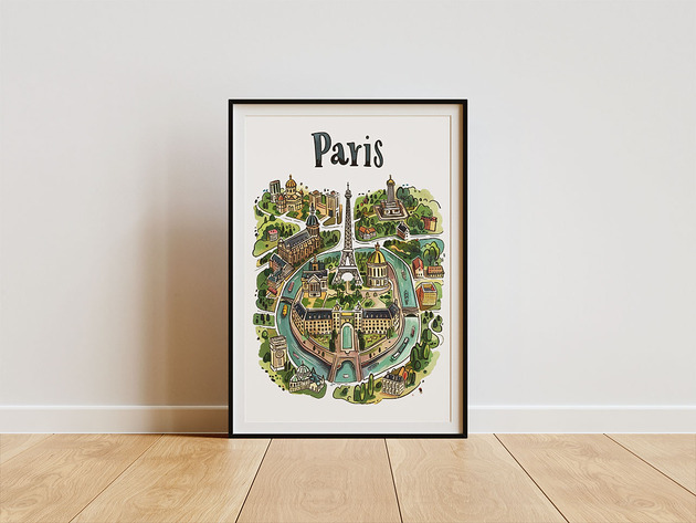 plakaty Plakat - Visit Paris