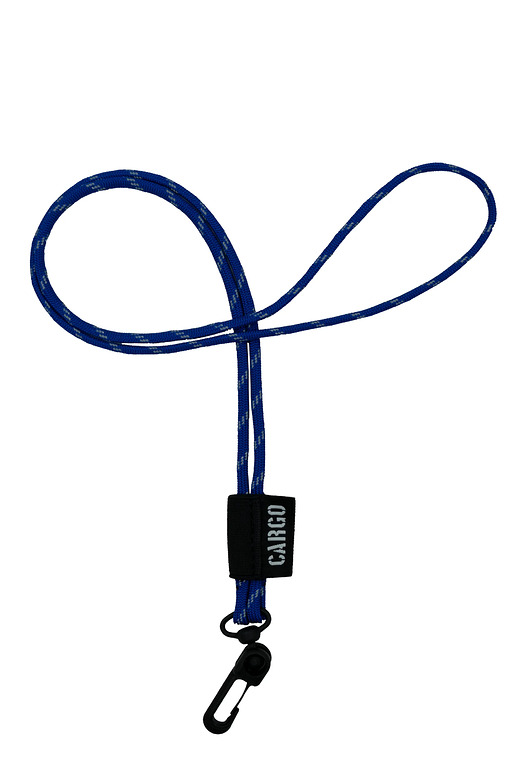 akcesoria różne Smycz Paracord ELECTRIC BLUE z karabińczykiem