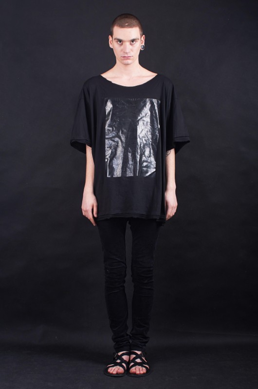 black glossy tee ODIO TEES