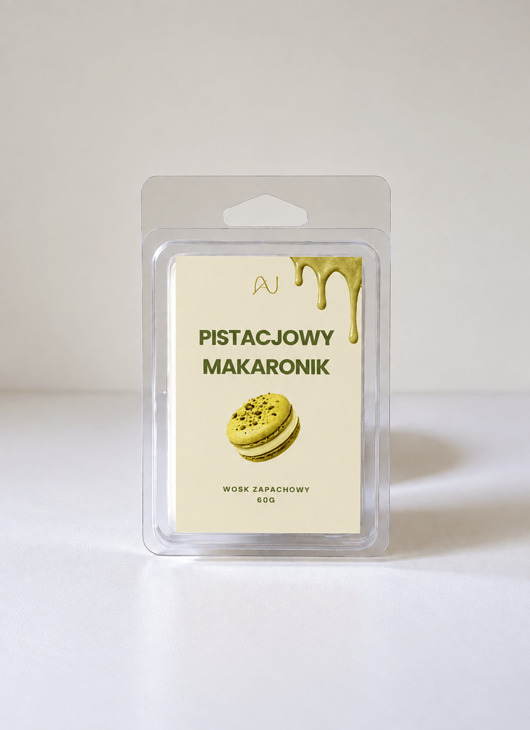 zapachy - inne Wosk zapachowy do kominka PISTACJOWY MAKARONIK