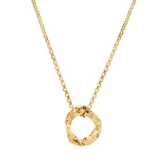złote naszyjniki Naszyjnik srebrny pozłacany NEW MOON