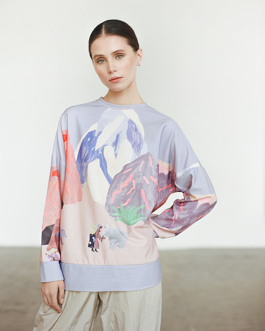 bluza bez kaptura damska NEW Bluza Spitsbergen.Edycja limitowana