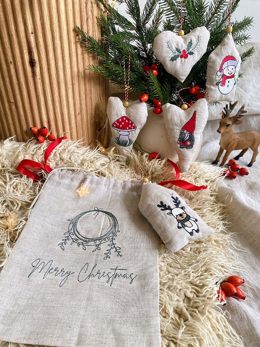 ozdoby choinkowe Świąteczne ozdoby pachnące - I