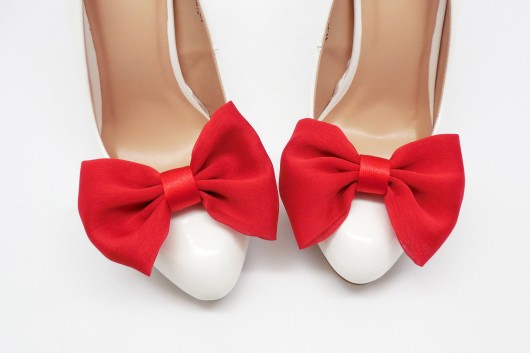 Klipsy do butów Coquet-  Red Bow Coquet