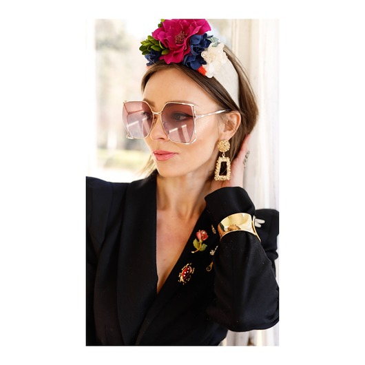 opaski do włosów Opaska z kwiatami