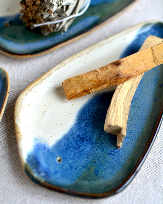 Podstawki pod kadzidełka Kadzielnica, ceramiczna podstawka na kadzidło