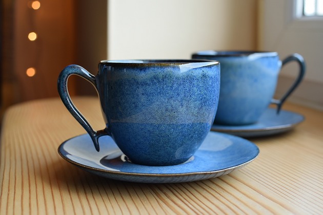 Filiżanki ceramiczne Indygo  2x270ml Ceramika Ciepliki