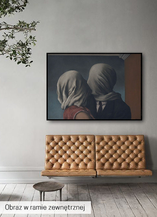 Rene Magritte - Kochankowie - dekoracja ścienna Dekoracje PATKA Patrycja Kita