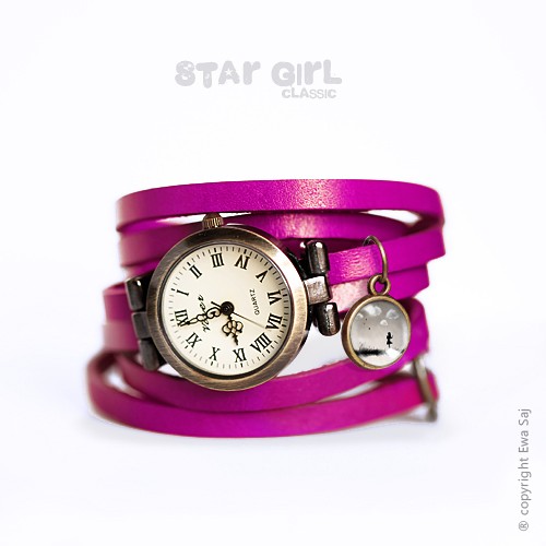 Star Girl Classic (Obłoki) - bransoletka zegarek Ewa Saj Fotografie