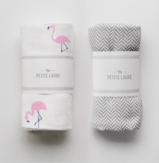 2 - PACK pieluszka muślinowa bambusowa PETITE LAURE