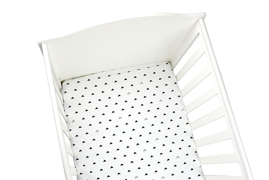 Prześcieradło z gumką Geometric 70x140 Nukko Design