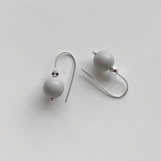 kolczyki z kamieniami Kolczyki OKRĄG