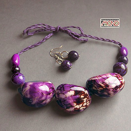 Komplet Wilmy z orzechów tagua (003) Galeria Macondo