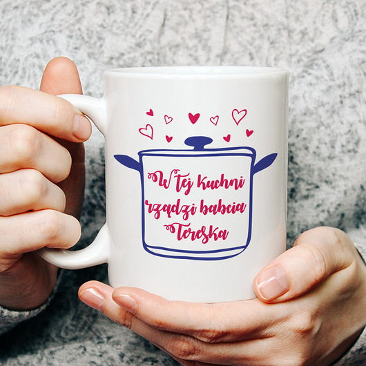 Kubek dla babci "W tej kuchni rządzi babcia" Neogift