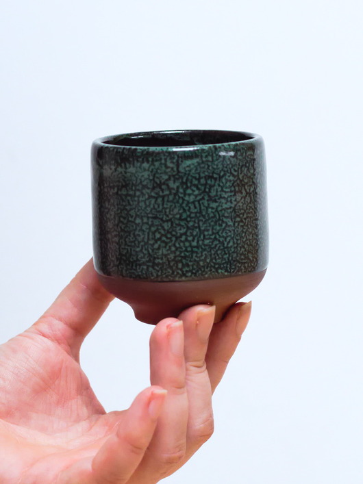 kubki Czarka na stopce (160ml) - iglasty las