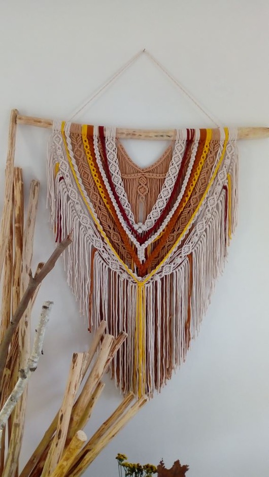 Makrama 'Inka' 70x100 cn Makrama Decor