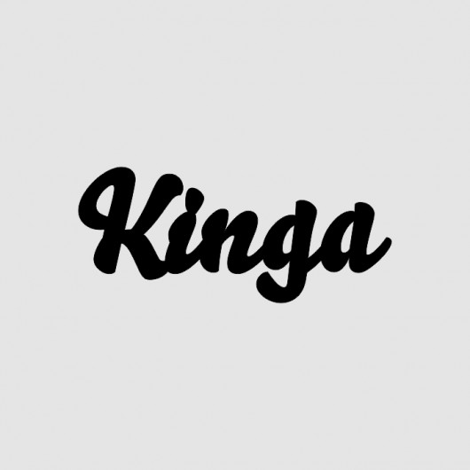 Napis Drewniany 3D KINGA LOVINA PRINTS