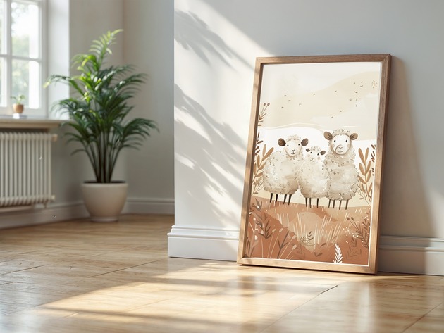 plakaty Plakat Wesołe Owieczki Plakat Na Ścianę Dla Dzieci
