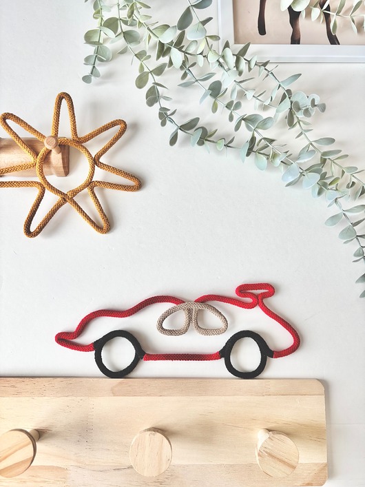 pokój dziecka - różne Samochód wyścigowy dekoracja do pokoju chłopca