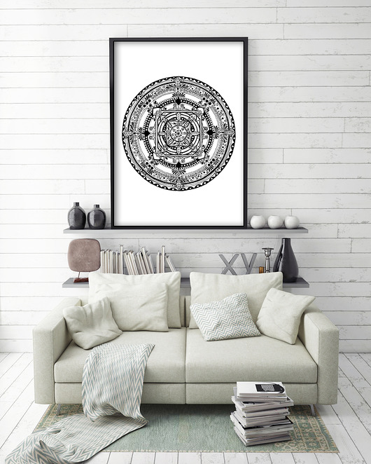 Mandala 50x70cm Malgorzata Domanska