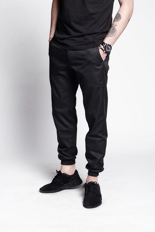 Military Black Jogger Pants Amokrun