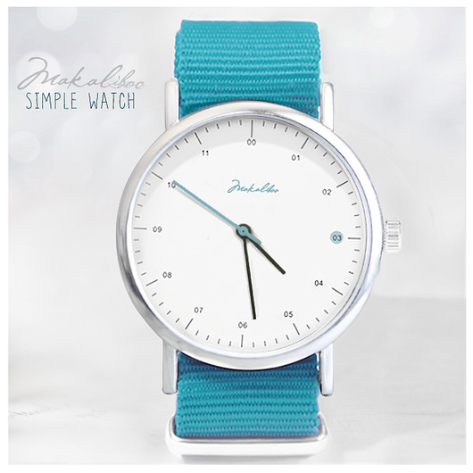- 12 % Prezent -Turkusowy Simple Watch Makaliboo