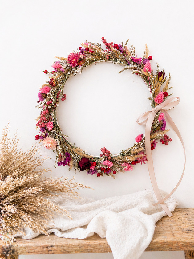 wianki Wianek Sielski róże