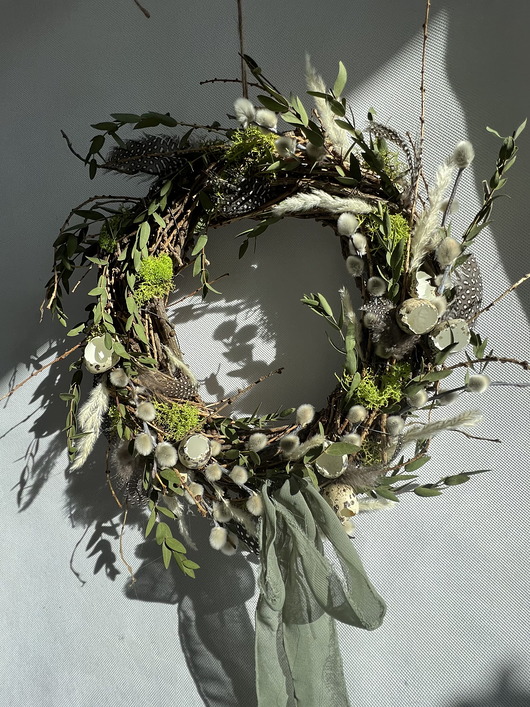 wianki wielkanocne Wianek wielkanocny naturalny