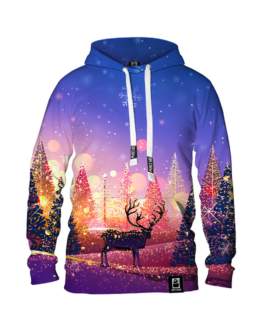 bluza z kapturem damska Damska Bluza z kapturem DR.CROW Sunny Christmas
