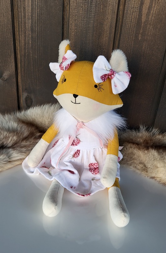lalki LIS lisek 44cm lalka kolekcjonerska z personalizacją haft