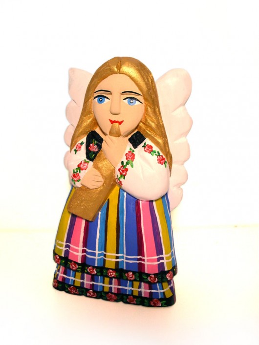 przyleciały ANIOŁY_ muzykujący trębacz_2 na ludowo