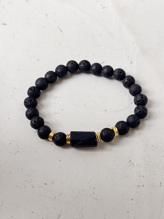 biżuteria męska Bransoletka męska Turmalin