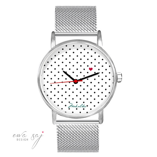 zegarki damskie Multicolour Love Dots + box