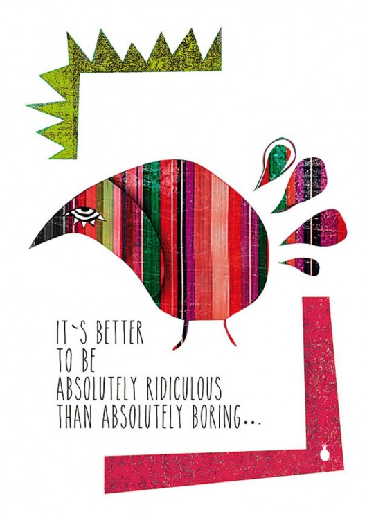RIDICULOUS  - plakat ilustrowany (basic size) Ananas Project