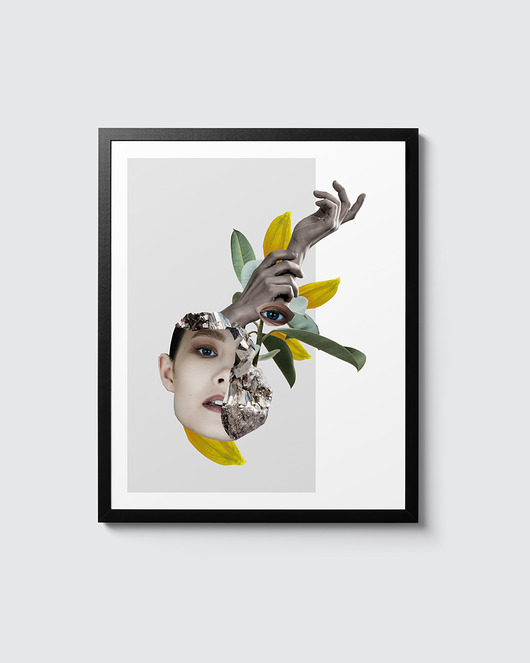 grafiki i ilustracje kolaż