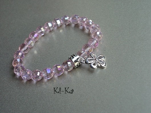 Light rose- bransoletka KiKa pracownia