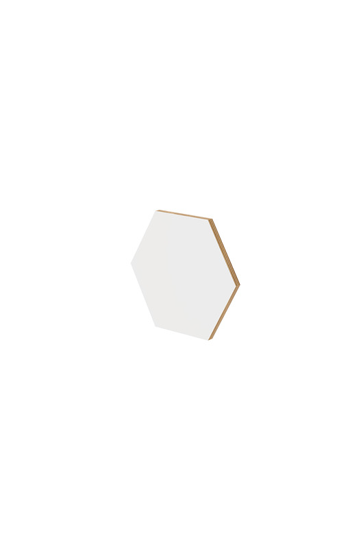 kafle i panele PANEL ŚCIENNY HEXAGON biały