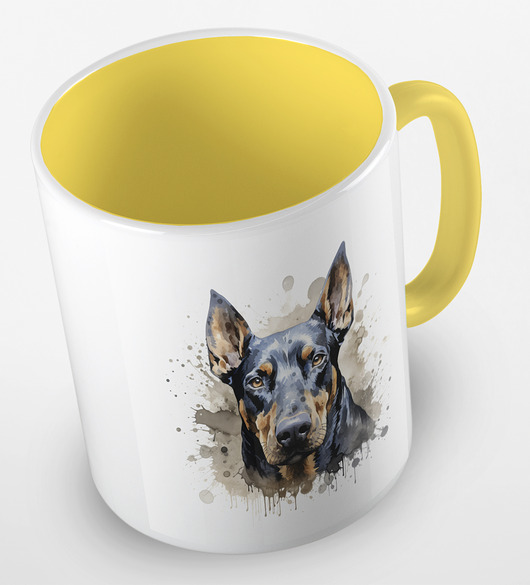 kubki Kolorowy kubek DOBERMAN - mix kolorów