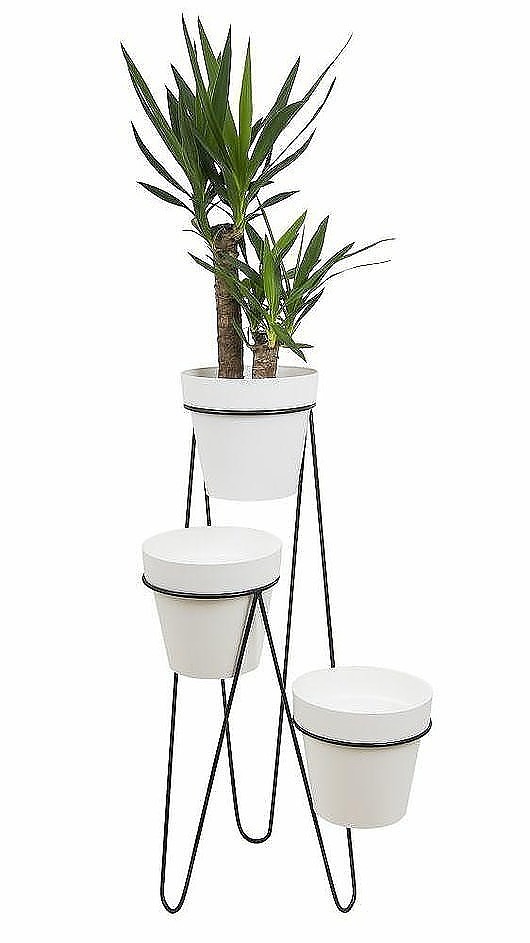 Kwietnik Stojak na Kwiaty Black 95 cm MIA home