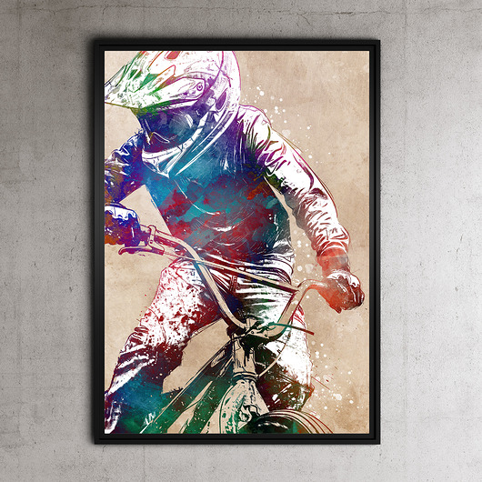 plakaty BMX rowerzysta 1 - grafika na plakacie