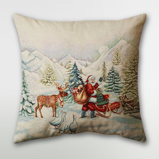 poduszki z grafiką Poduszka gobelinowa na Boże Narodzenie