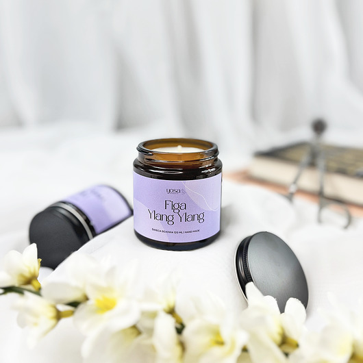 świece zapachowe Świeca Sojowa Figa Ylang Ylang 120 ml