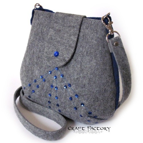 Sparkling Blue - torebka na ramię Craft Factory